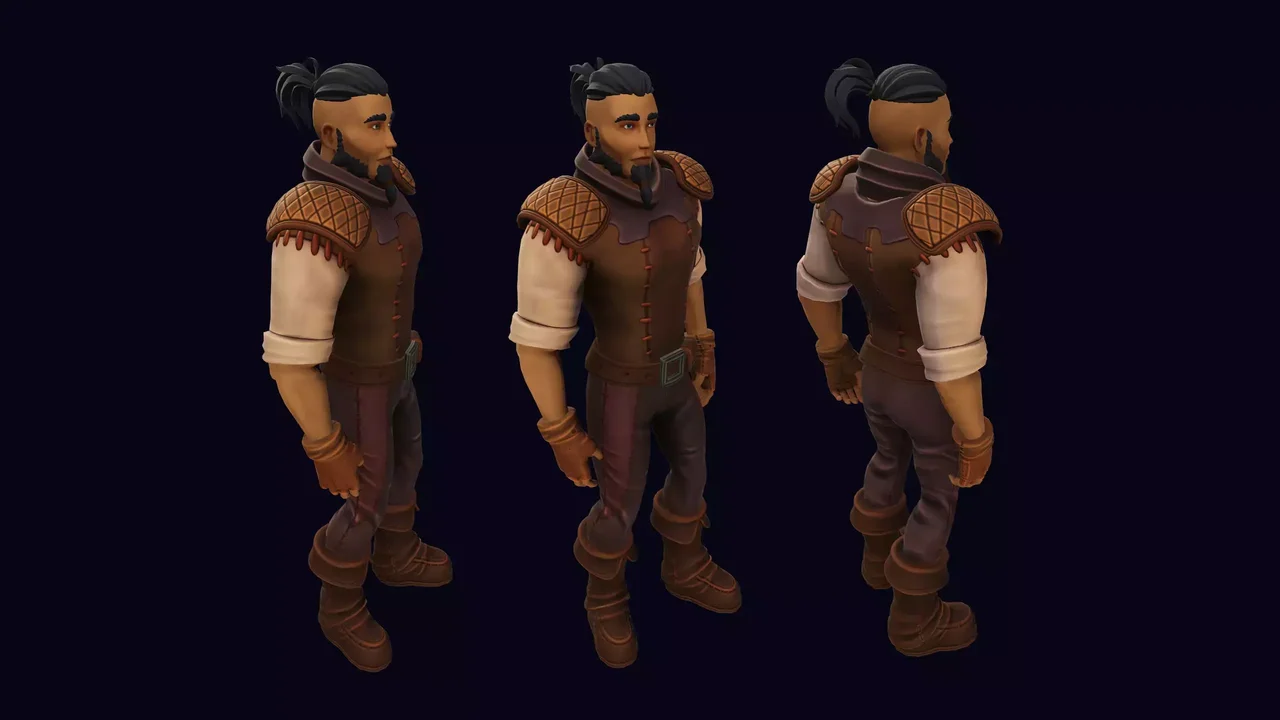 Modular Character - Fantasy RPG Human Male