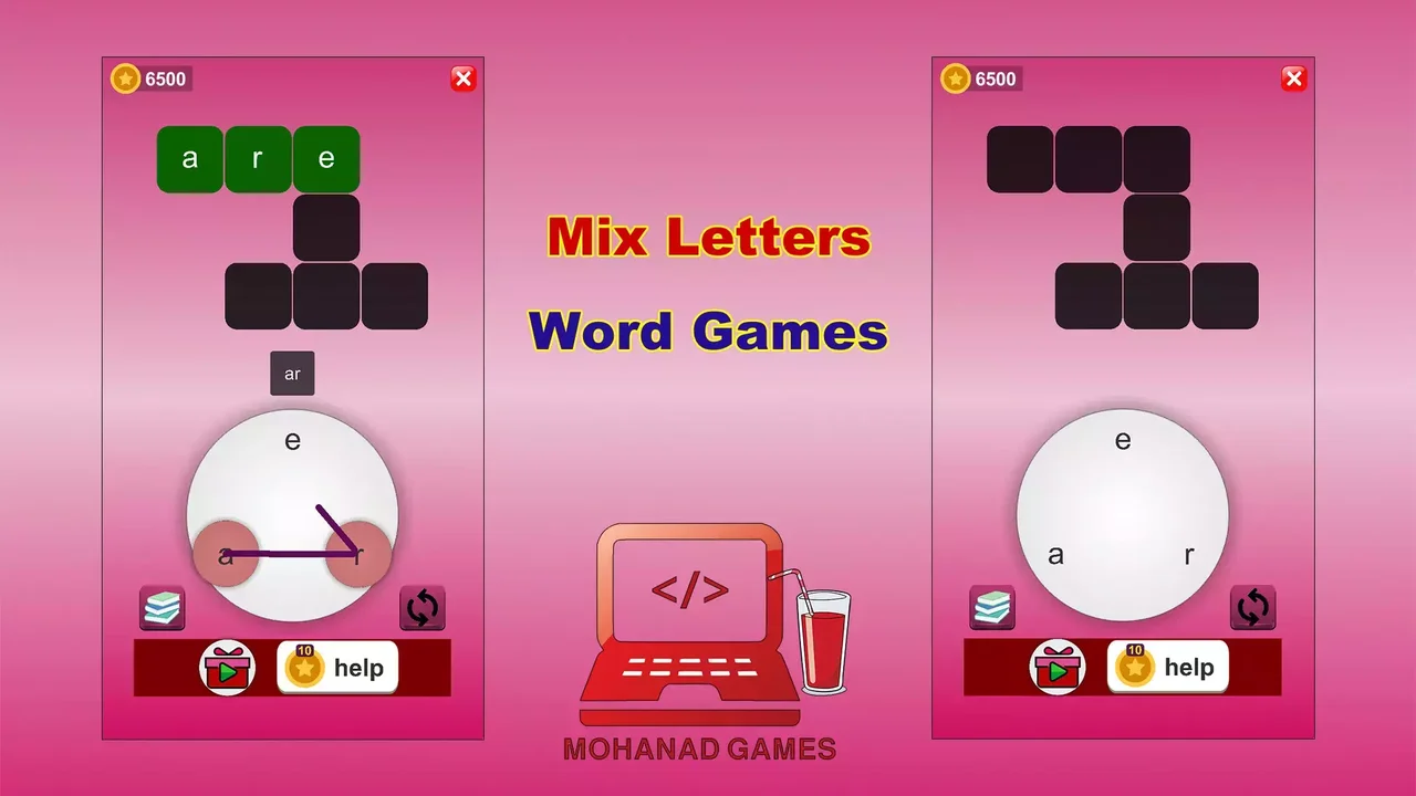 Mix Letters (Word Games)