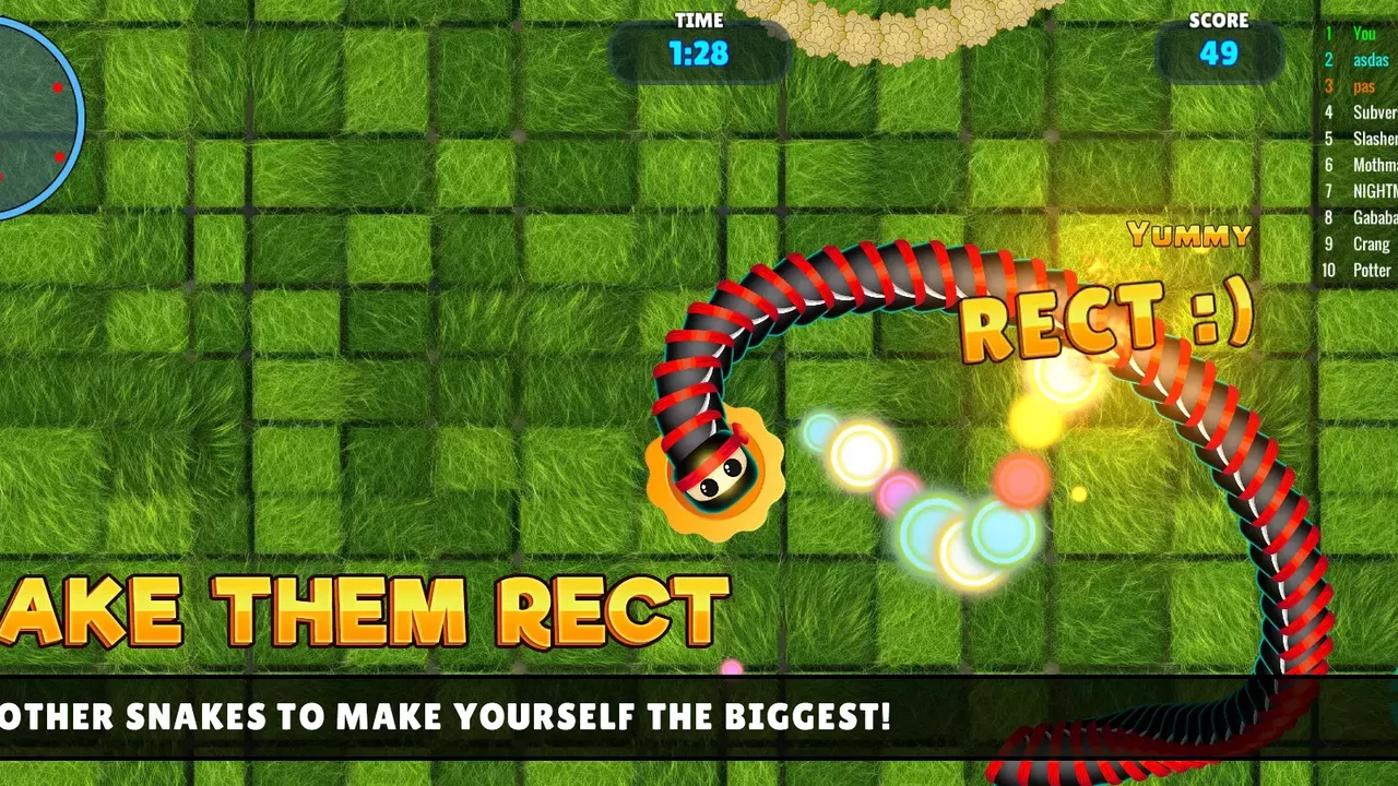 Snake Warz IO (slither, worm) complete game template