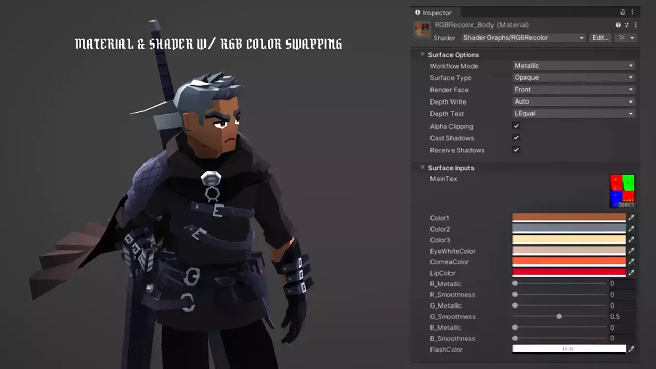 Low-Poly Medieval Fantasy Heroes - Basic Pack