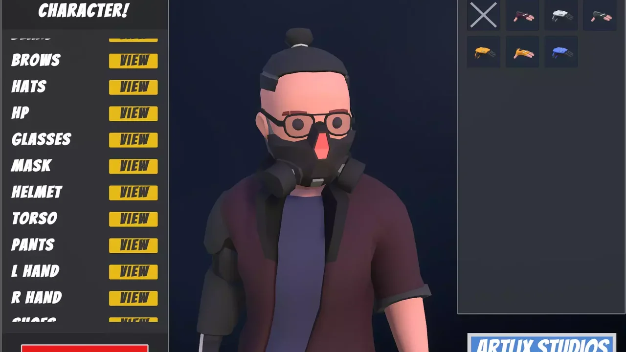 Customizable 3D Cyberpunk Characters Vol 2