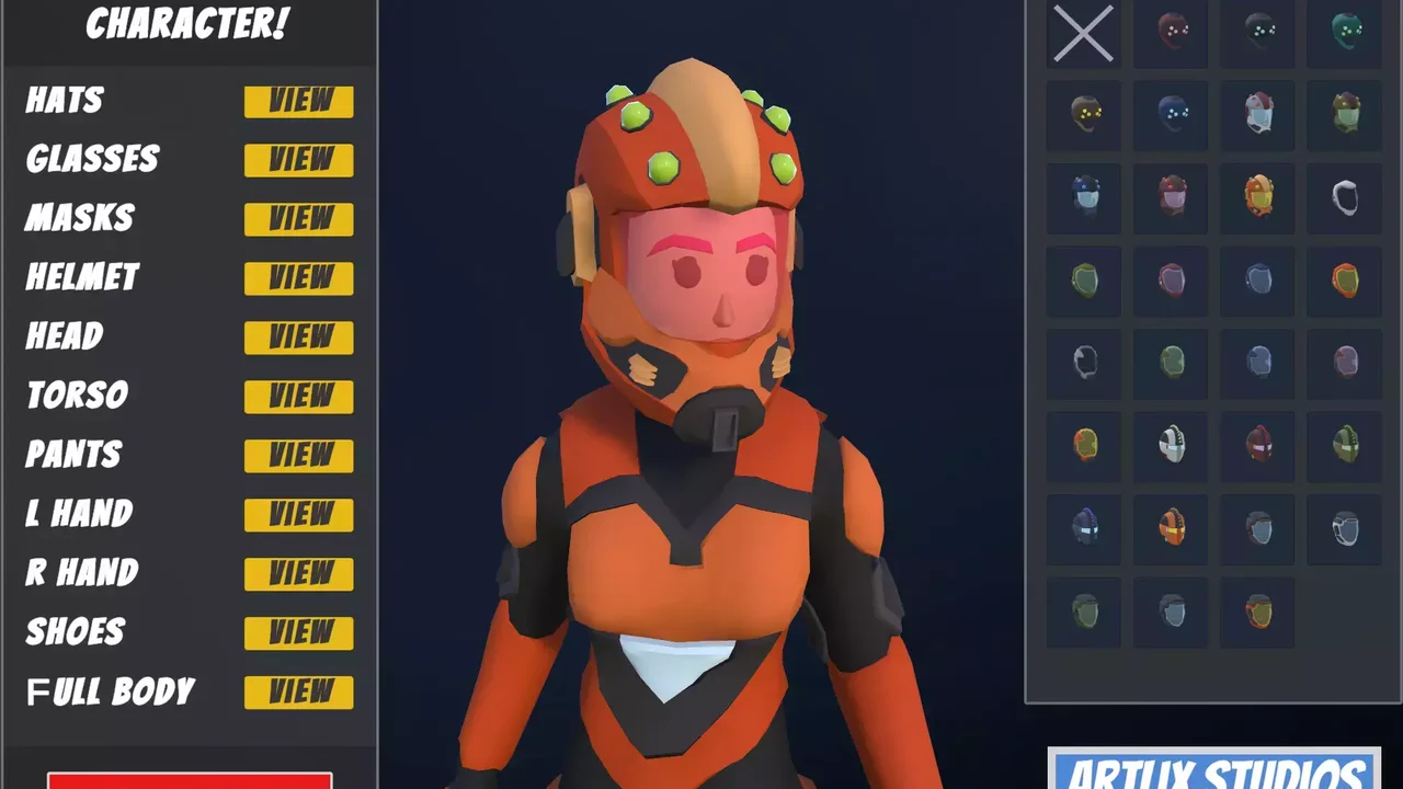 Customizable 3D Sci-Fi Characters Vol 2