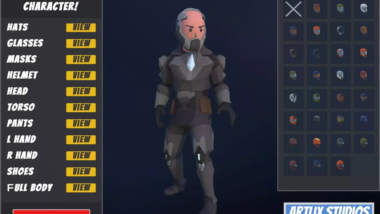 Customizable 3D Sci-Fi Characters Vol 2