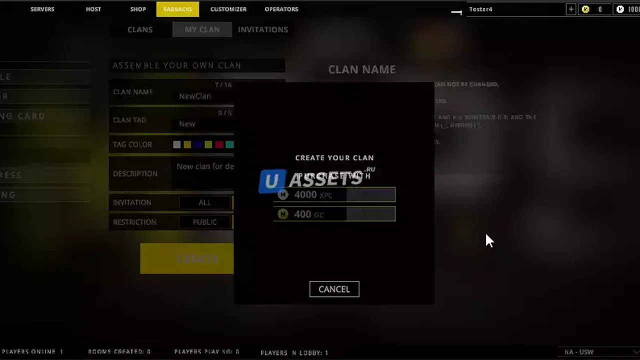 MFPS Clan System