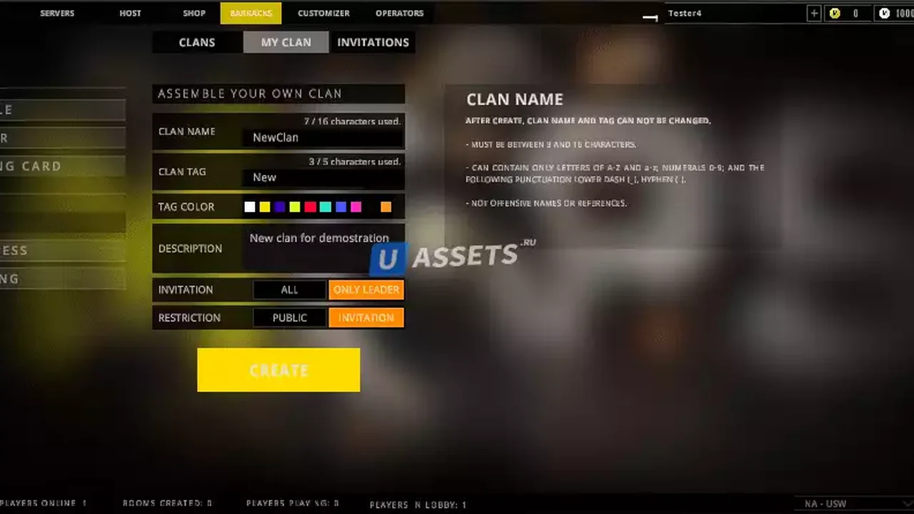 MFPS Clan System