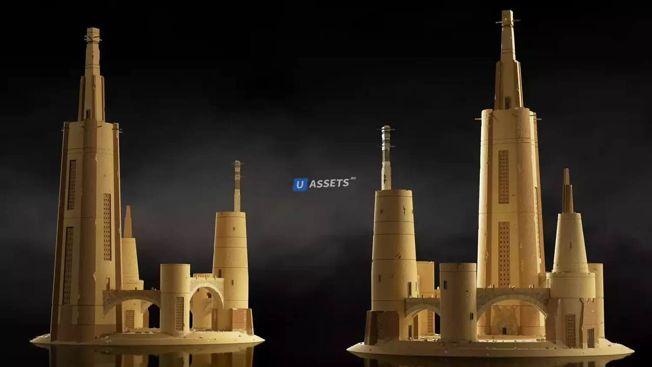 Kitbash3D - Ancient Temples