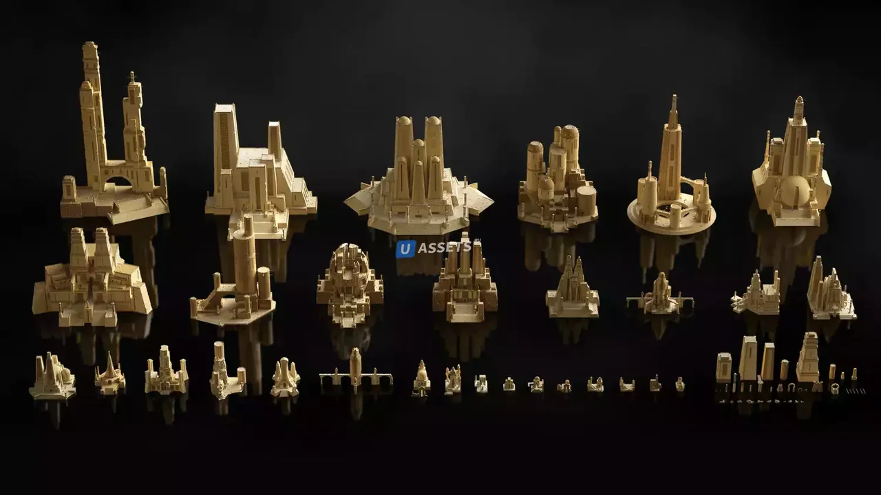 Kitbash3D - Ancient Temples