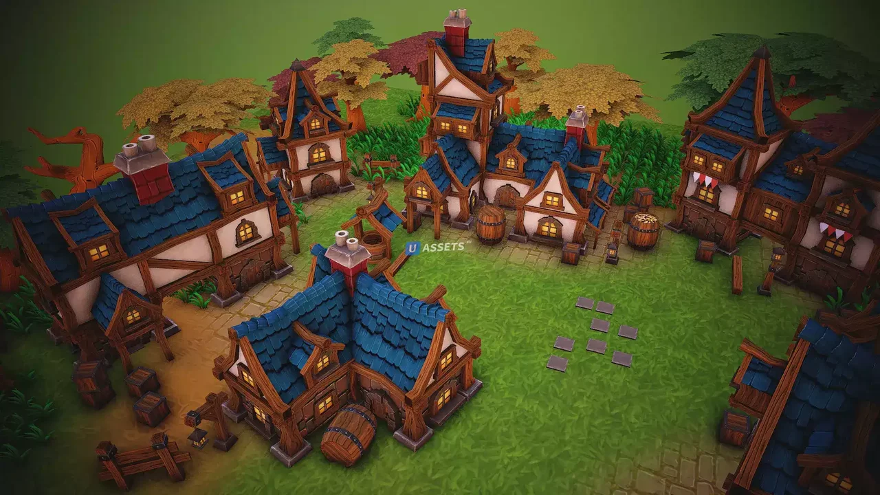 Fantasy Modular House Pack