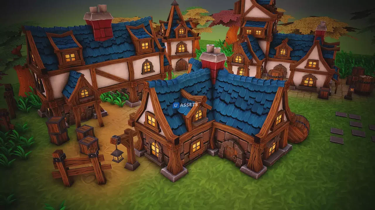 Fantasy Modular House Pack