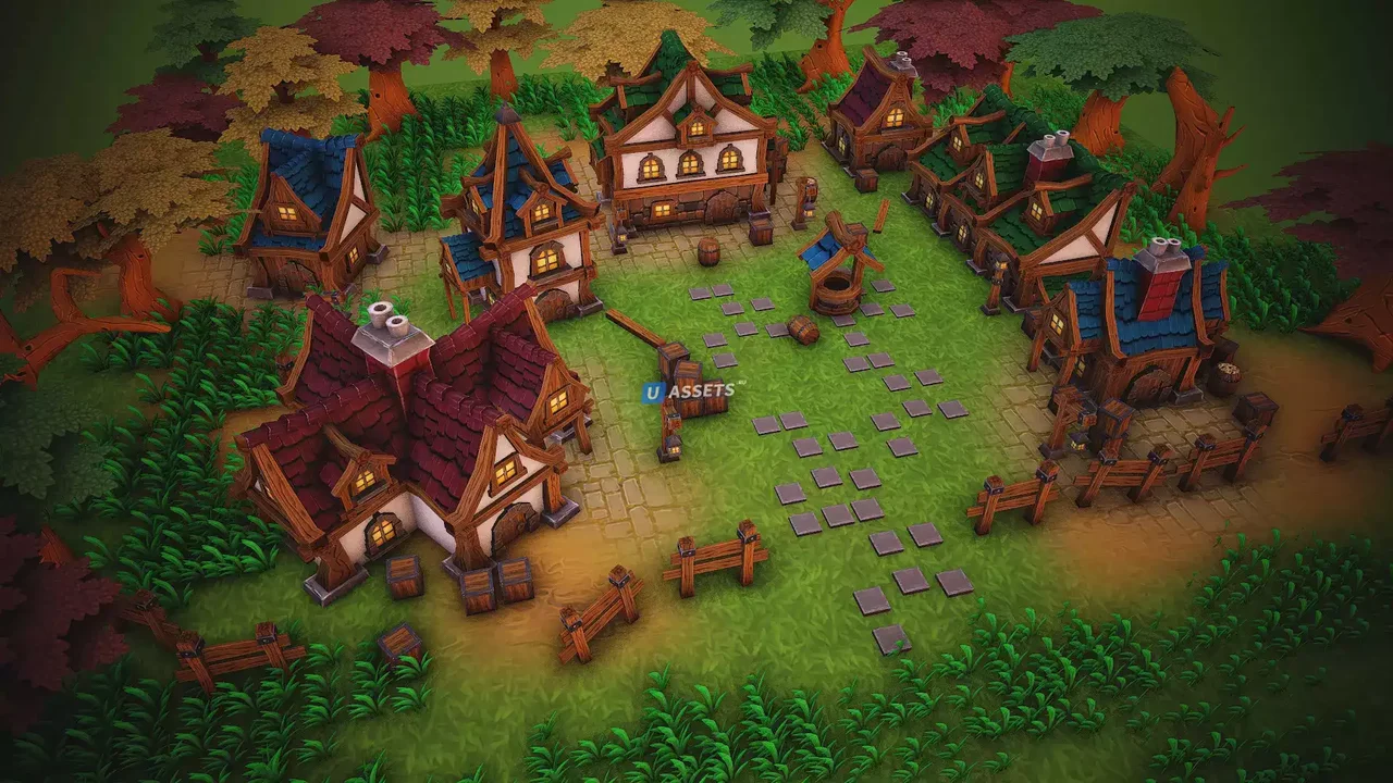 Fantasy Modular House Pack