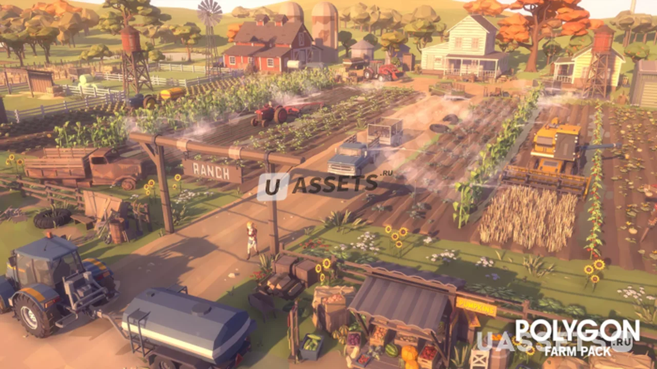 POLYGON Farm - Low Poly 3D Art by Synty
