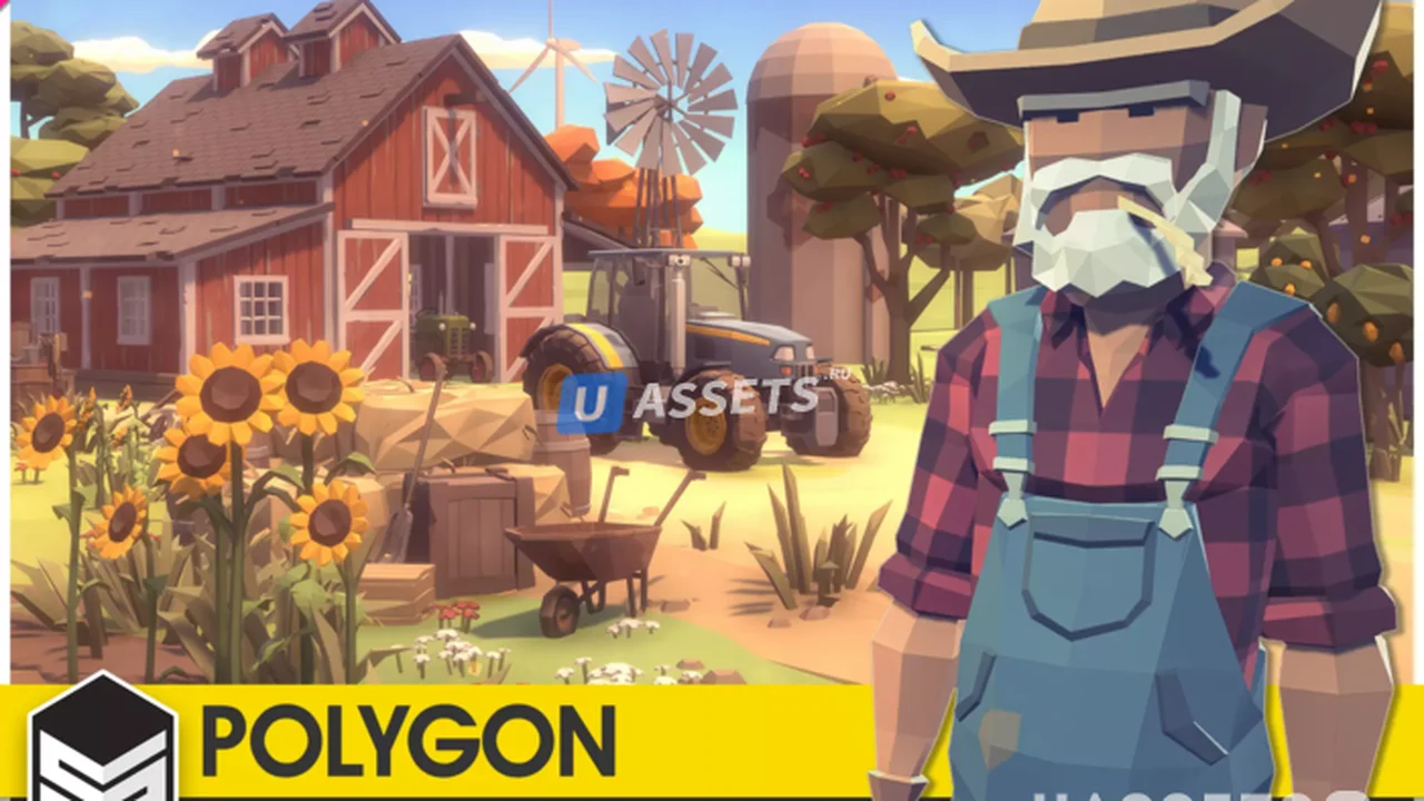 POLYGON Farm - Low Poly 3D Art by Synty