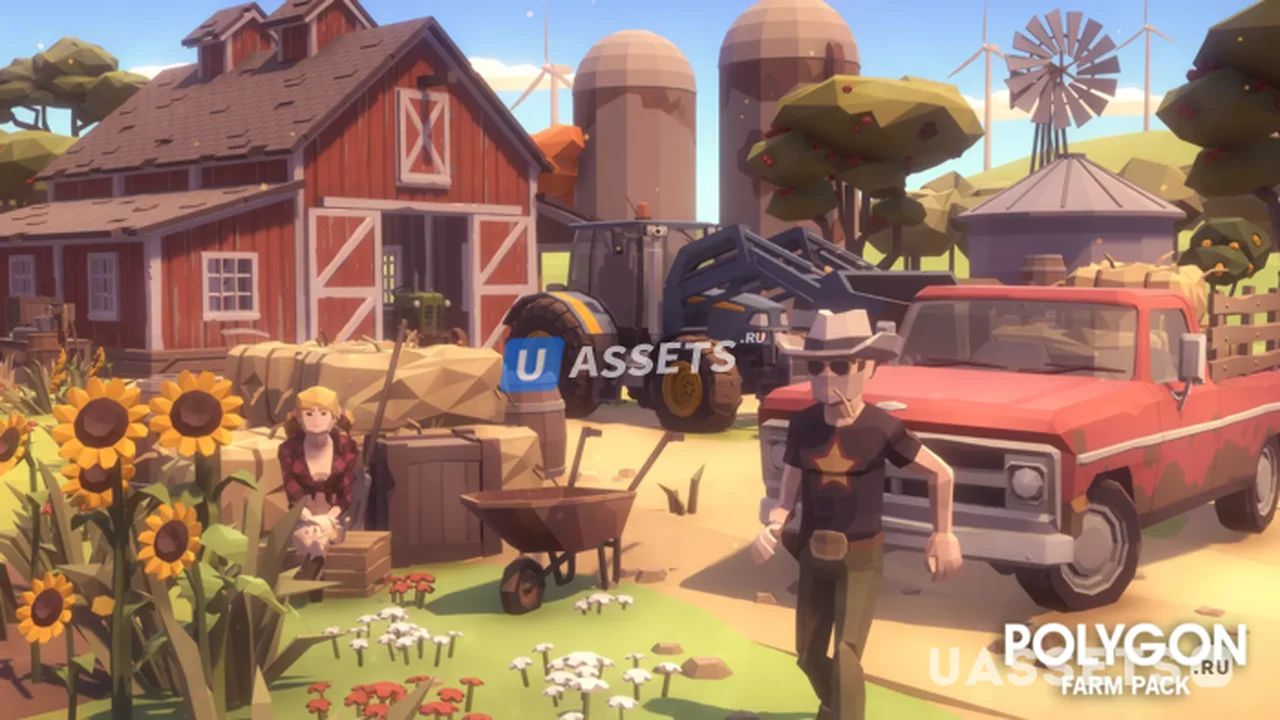POLYGON Farm - Low Poly 3D Art by Synty
