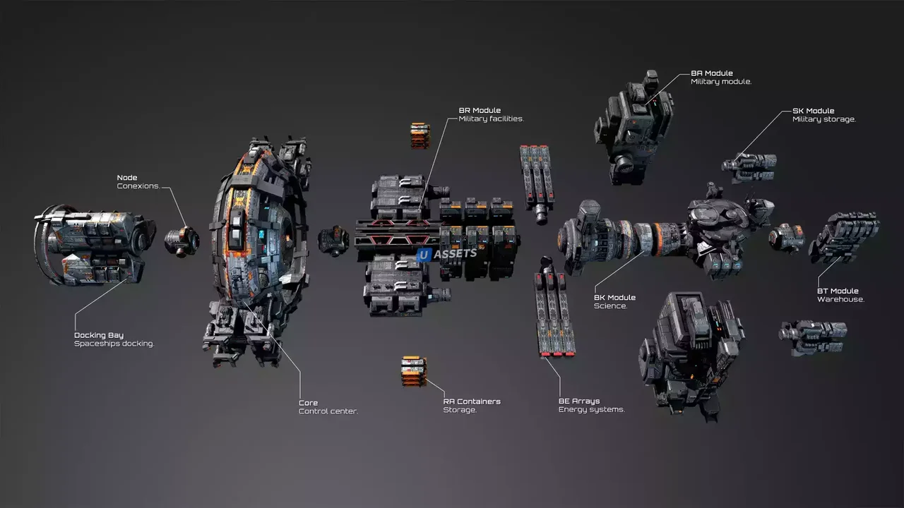 G8 MODULAR Space Station
