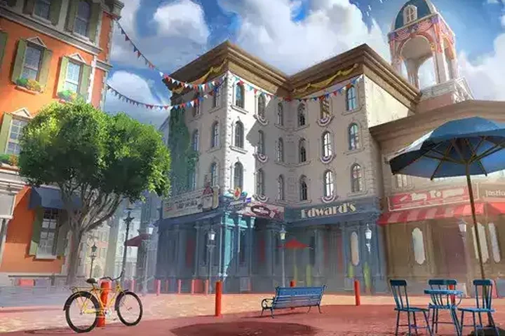 Modular Stylized Colonial Town