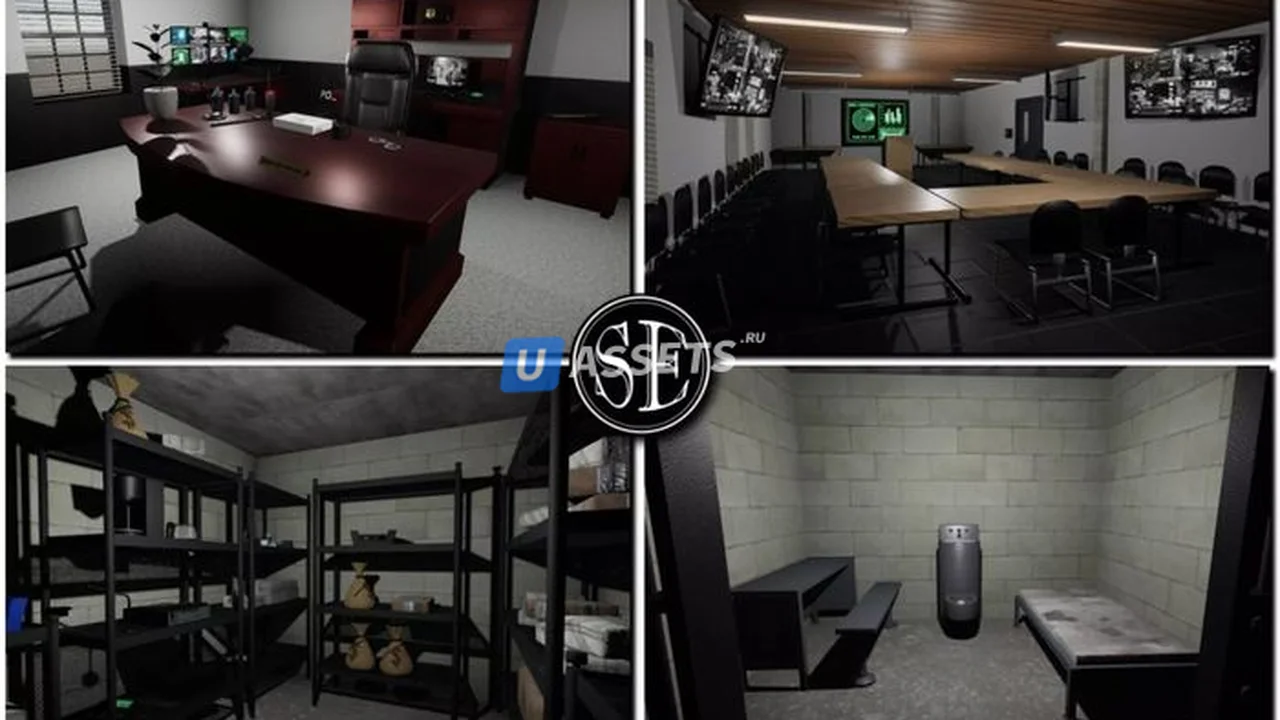 Police Station Interior Exterior Kit