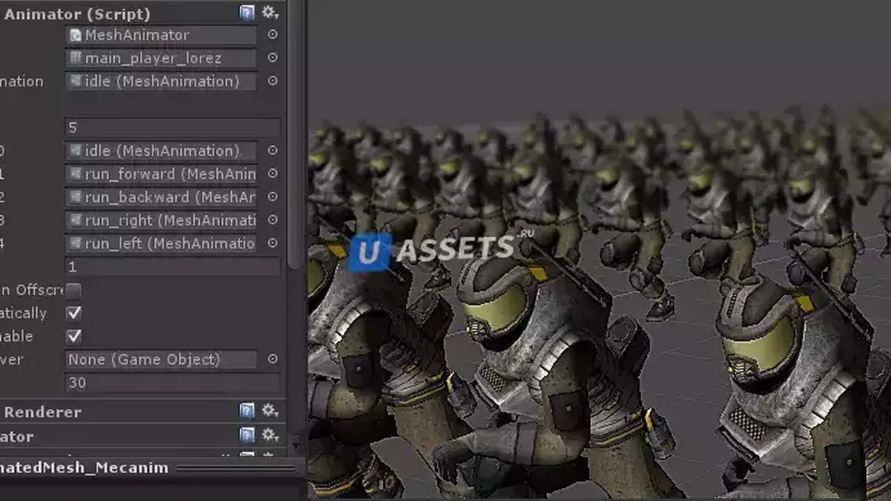 Mesh Animator - Animate massive crowds