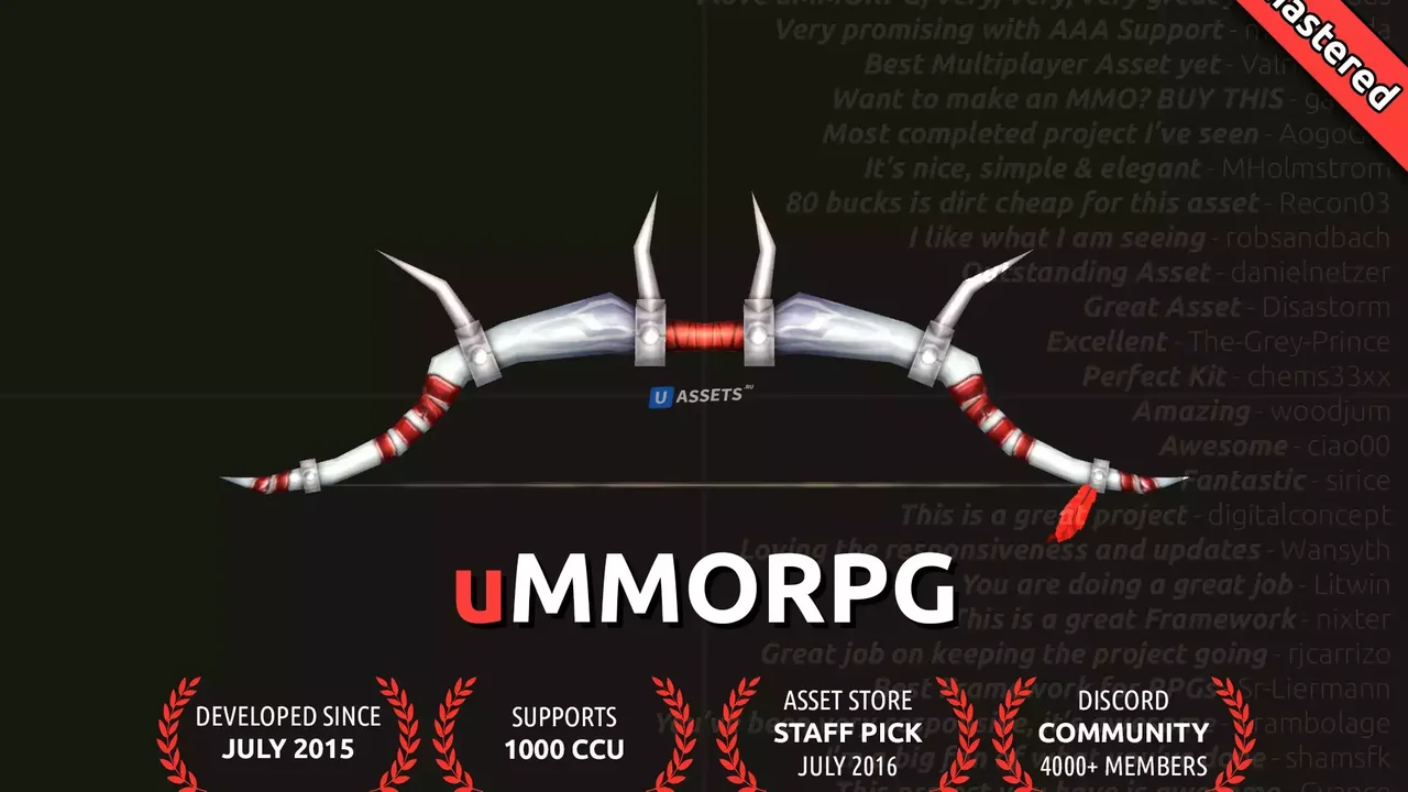 uMMORPG Remastered - MMORPG Engine