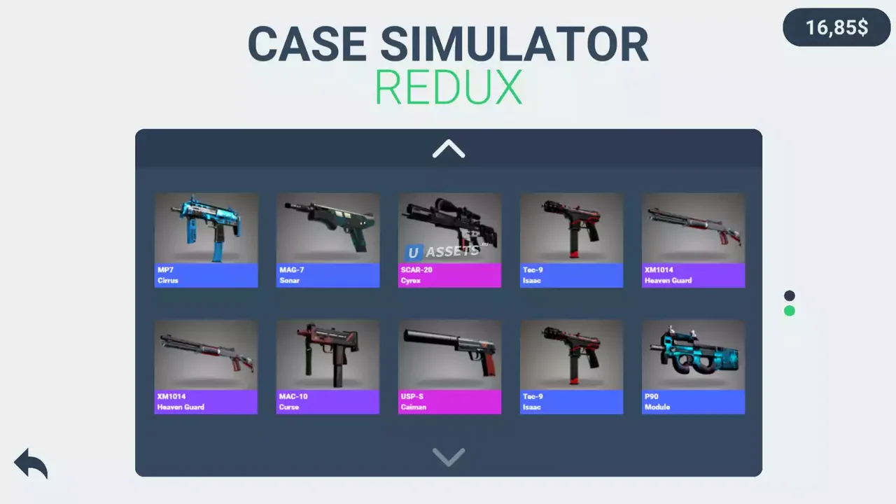 Case simulator Redux