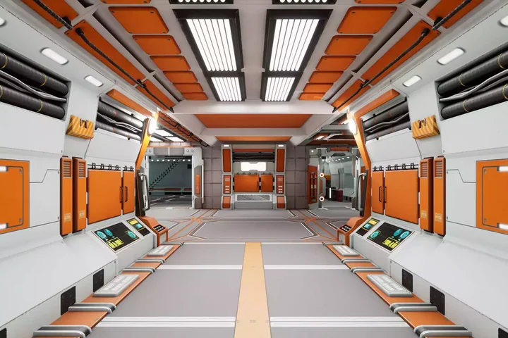 SciFi Space Modular Level