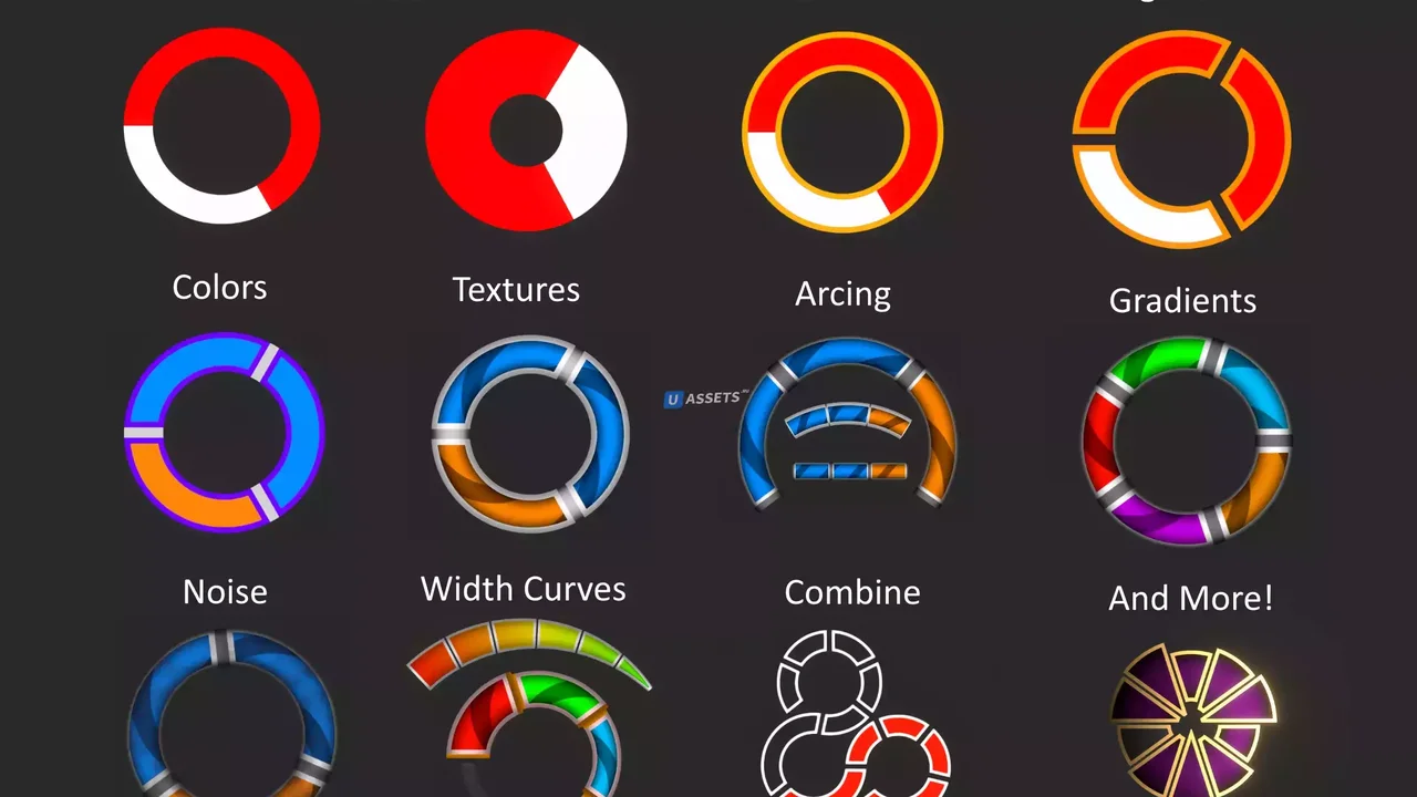 Procedural Circular Health and Progress Bars Pro v8.8