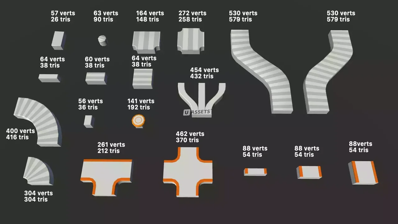 Casual level pack Paper man character v1.0