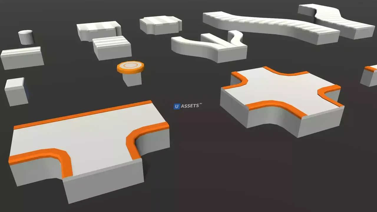 Casual level pack Paper man character v1.0