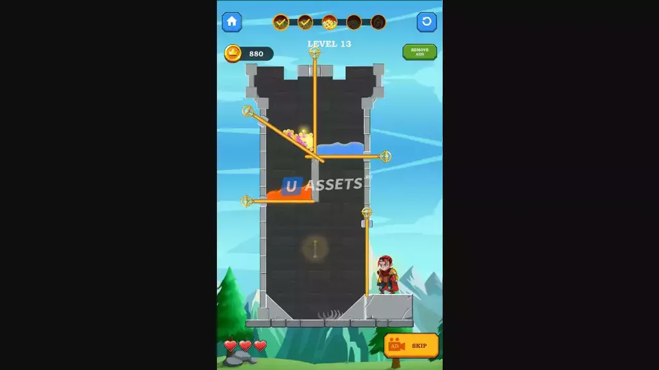 Hero Rescue – Adventure Puzzle Game