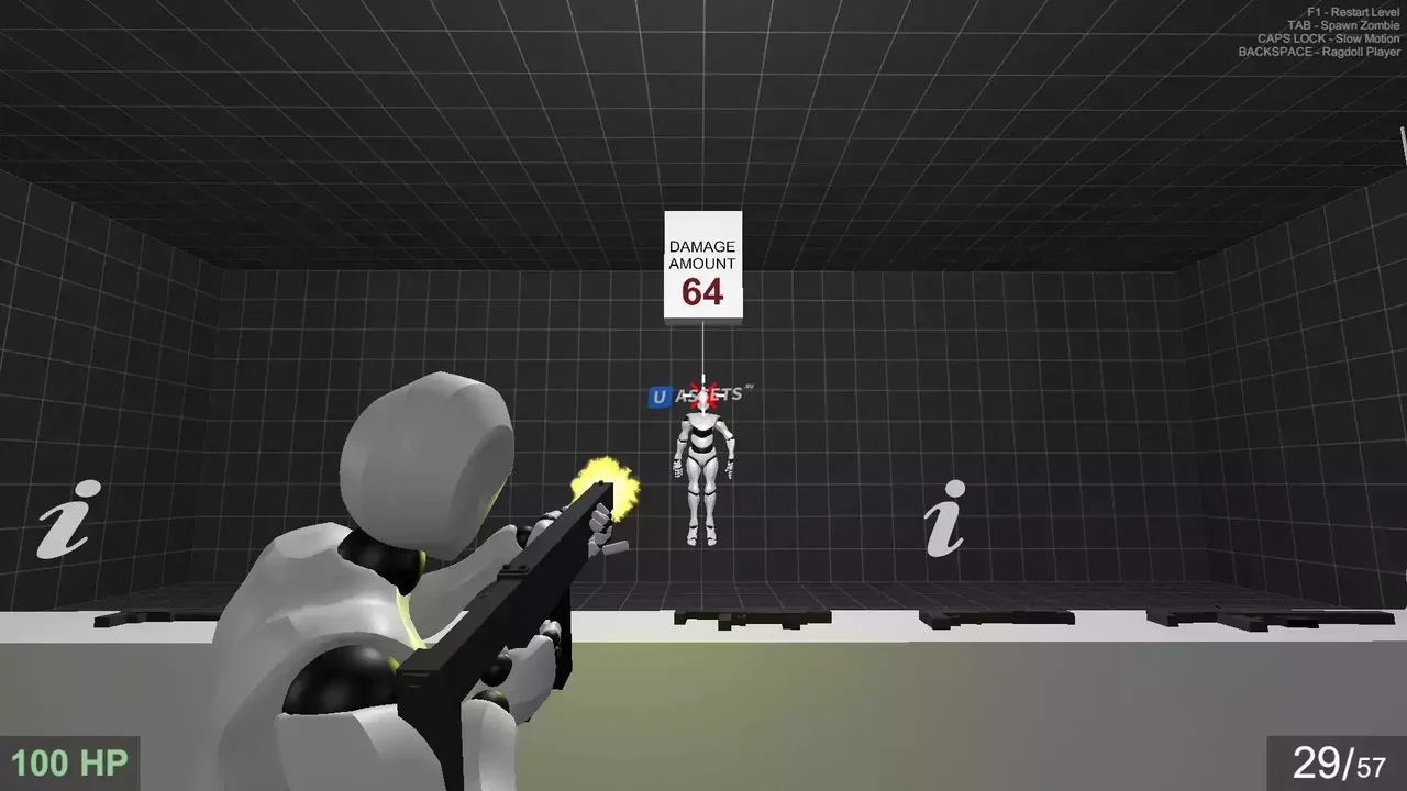 Realistic Third Person Shooter for Playmaker