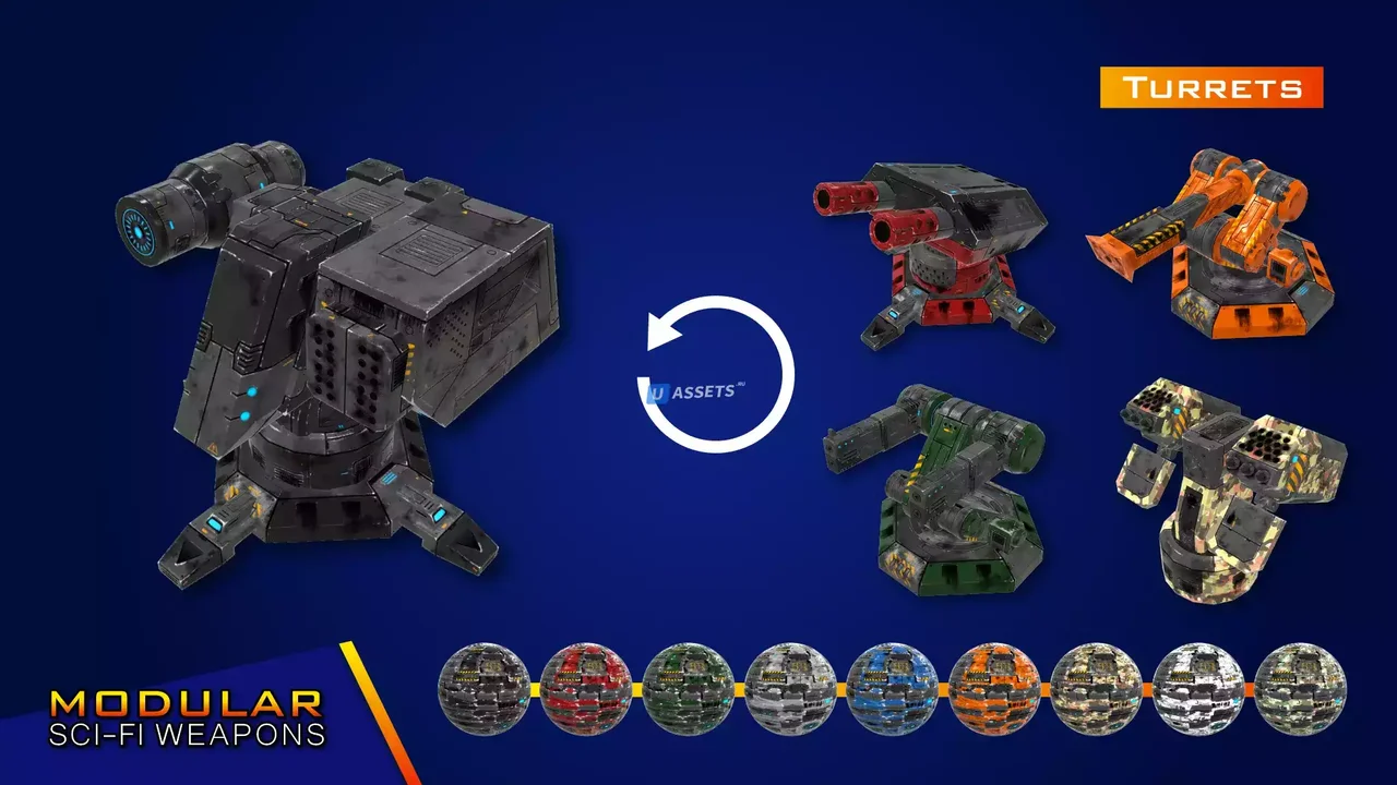Modular Sci-Fi Weapons