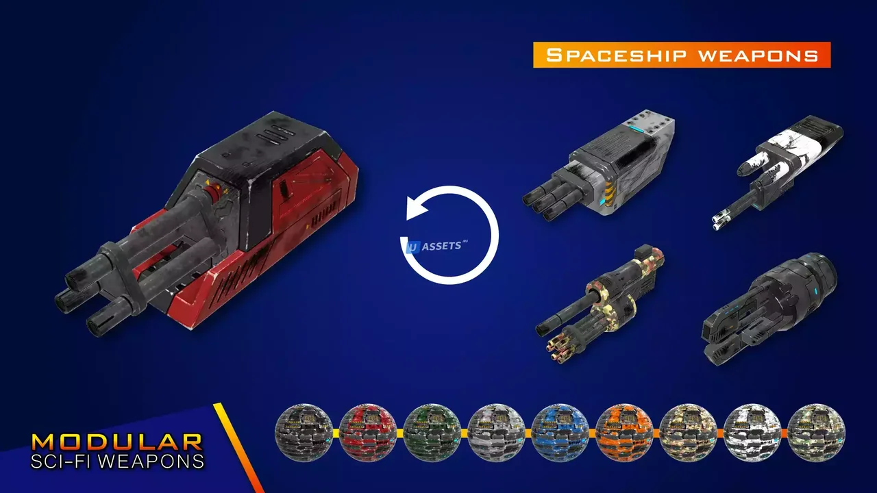 Modular Sci-Fi Weapons