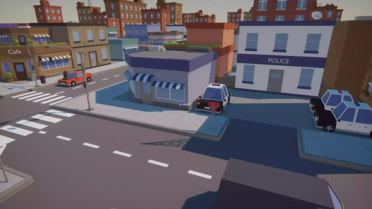 Cartoon Low Poly City Pack