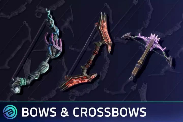 Stylized Bows Crossbows - RPG Weapons