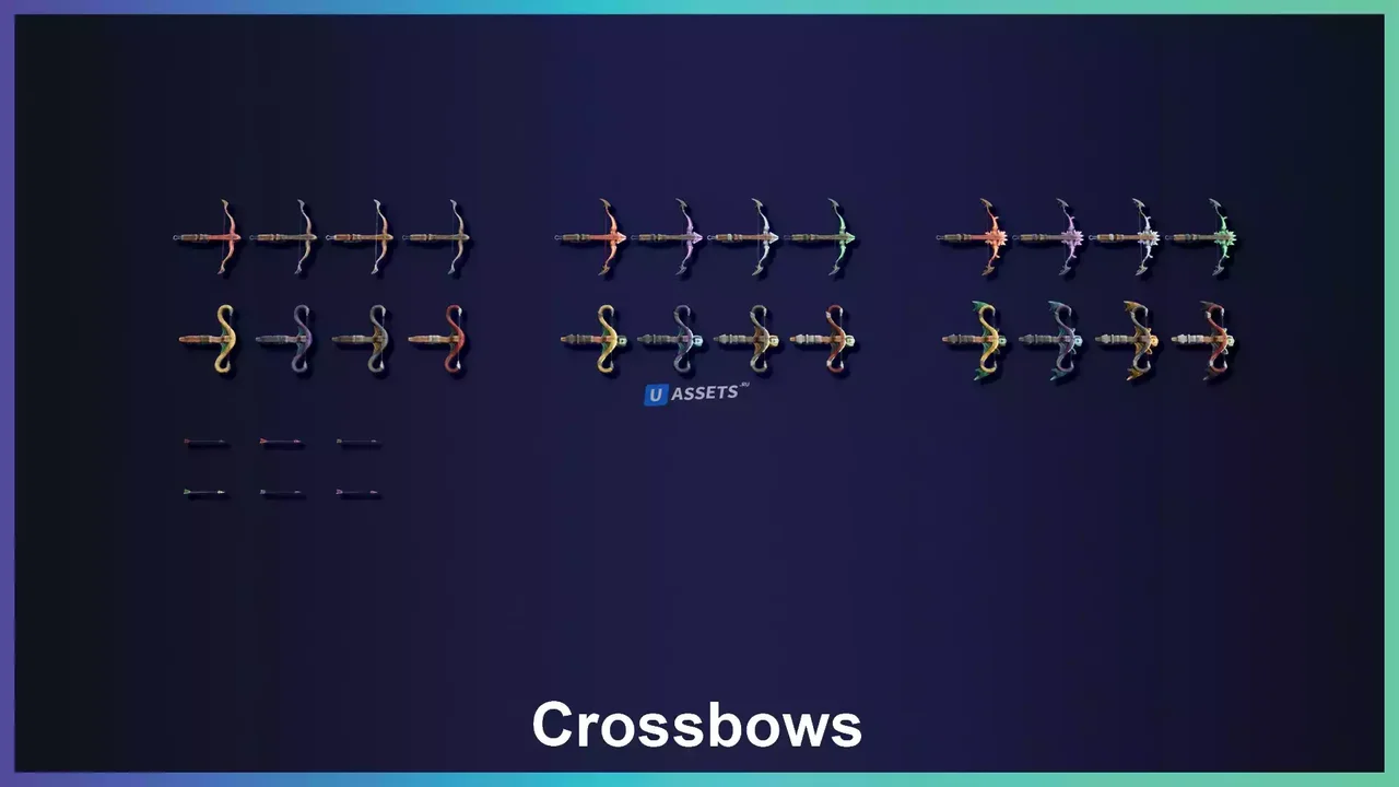 Stylized Bows Crossbows - RPG Weapons