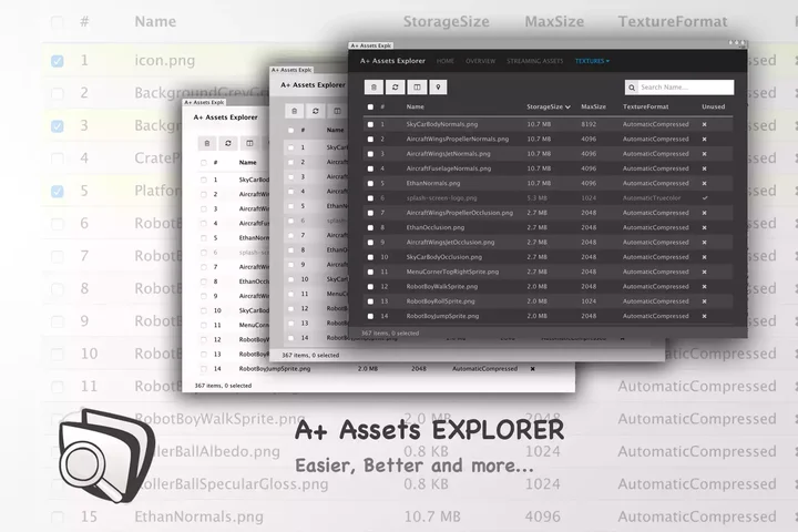 A+ Assets Explorer