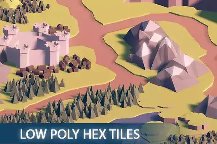 Low Poly Hex Tiles Vol.1