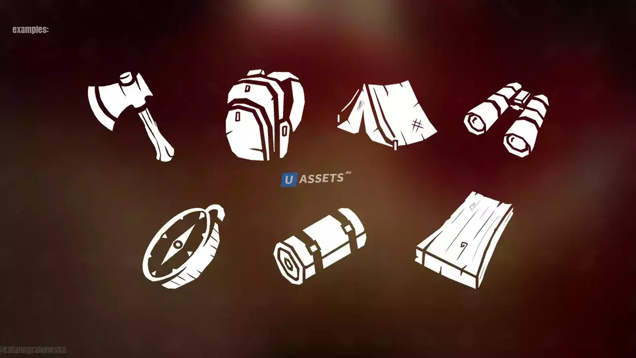 250 Survival Flat Icons