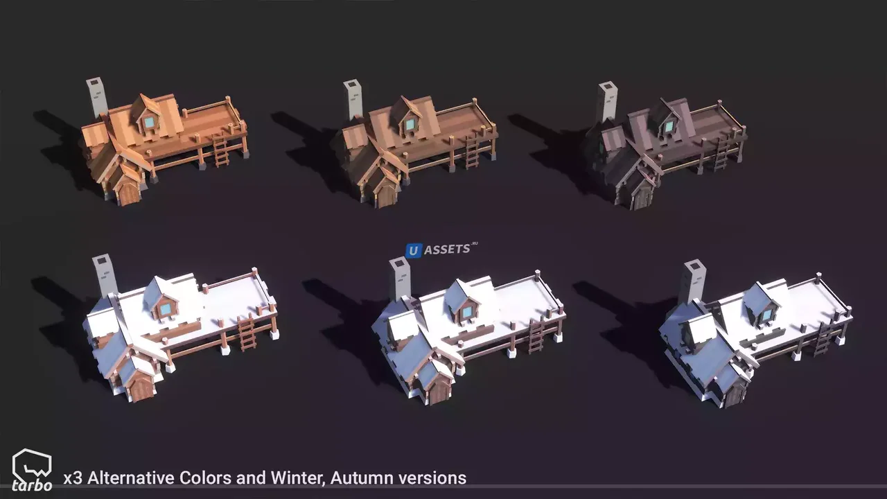 Fantasy Village Pack - Low Poly 3D Art