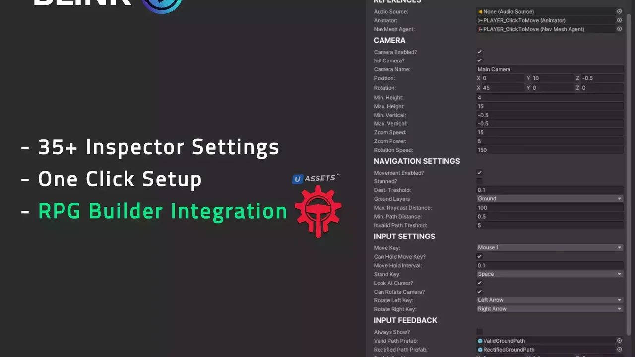 Top-Down Click To Move Character Controller - ARPG / RPG / MMORPG / RPG Builder