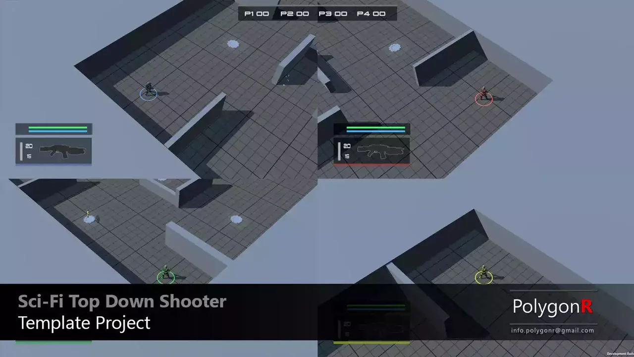 Sci Fi Top Down Game Template
