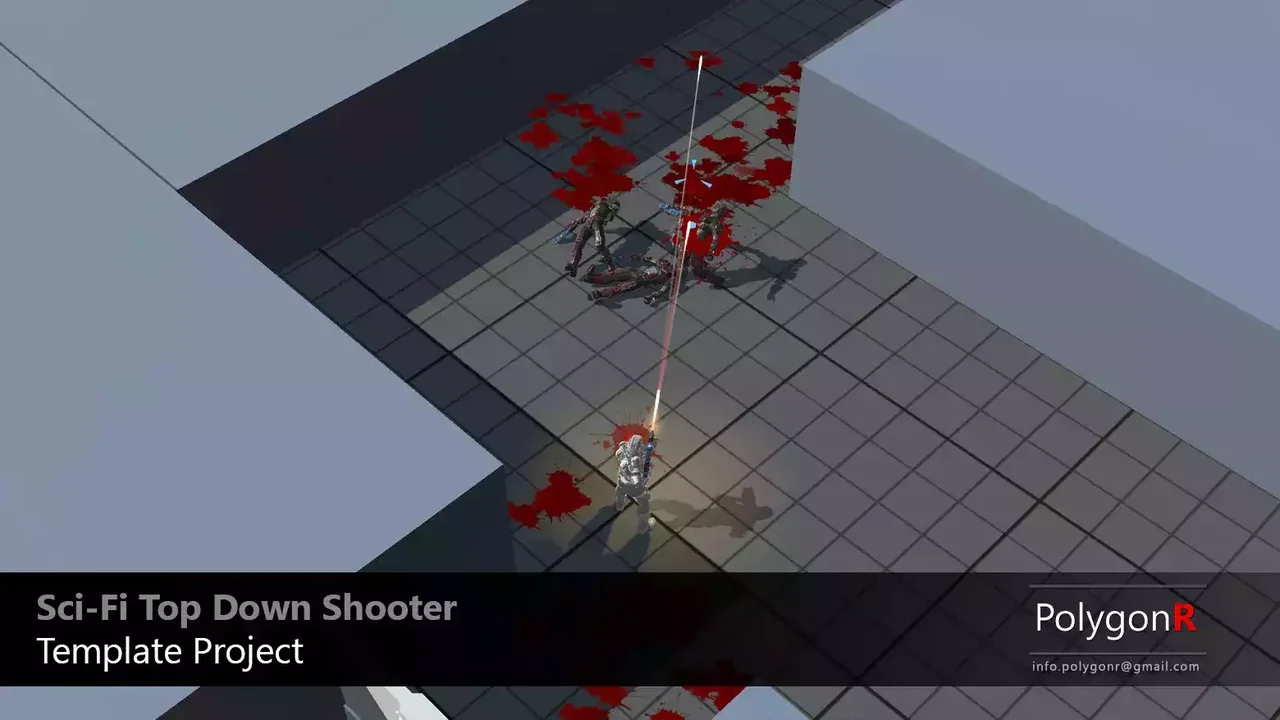 Sci Fi Top Down Game Template