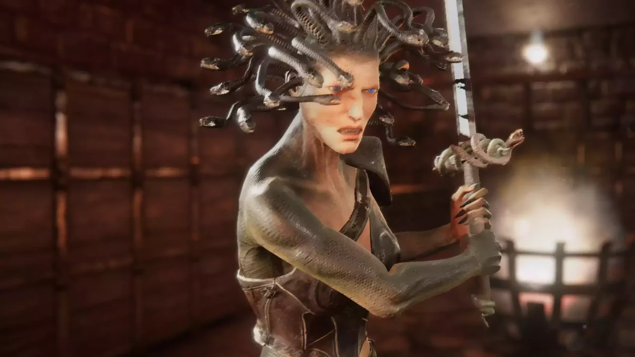 Medusa (Female) Human & Snake Mythology Pack PBR - Fantasy RPG
