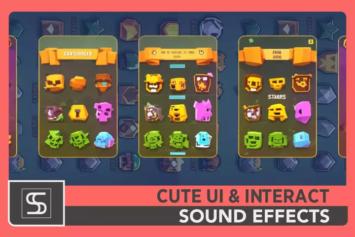 Cute UI & Interact Sound Effects Pack