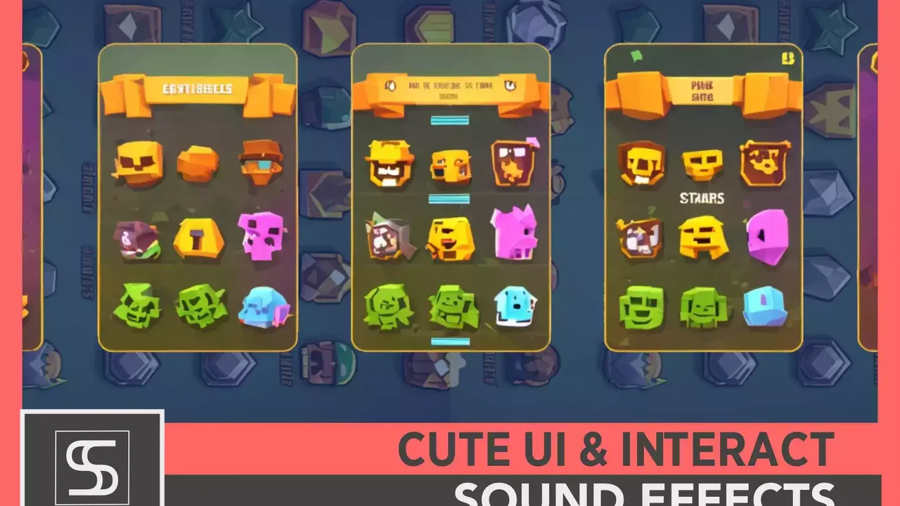 Cute UI & Interact Sound Effects Pack