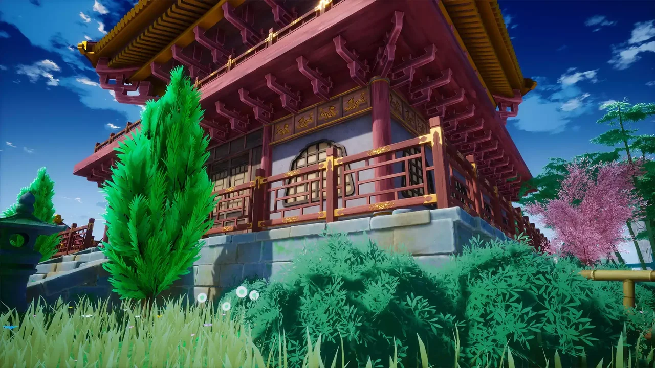 Cartoon Stylized Oriental Fantasy Environment