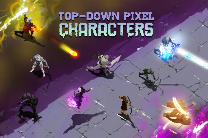 TopDown HD Character pack - Animated 2D Pixel Characters