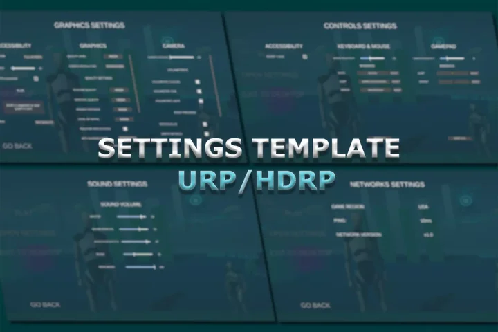 URP/HDRP Settings Manager
