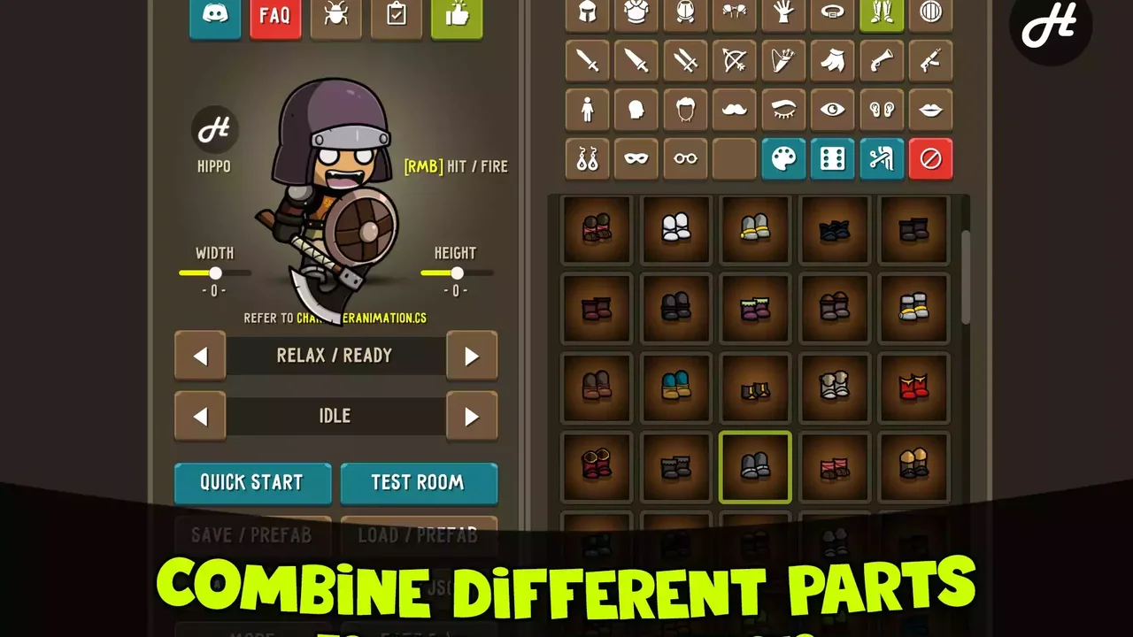 Fantasy Heroes: Character Editor