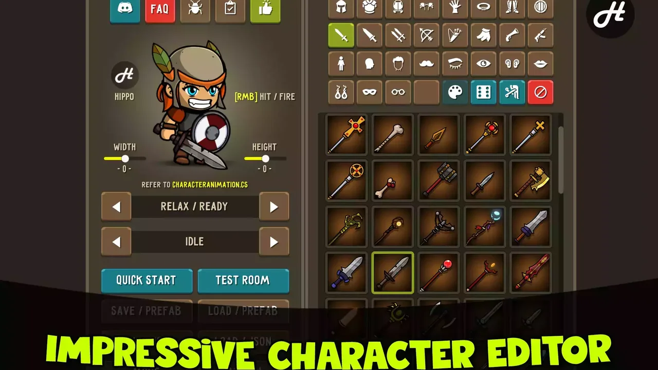 Fantasy Heroes: Character Editor
