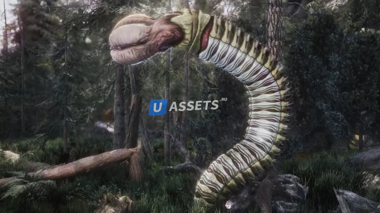 Giant Worm Pack PBR